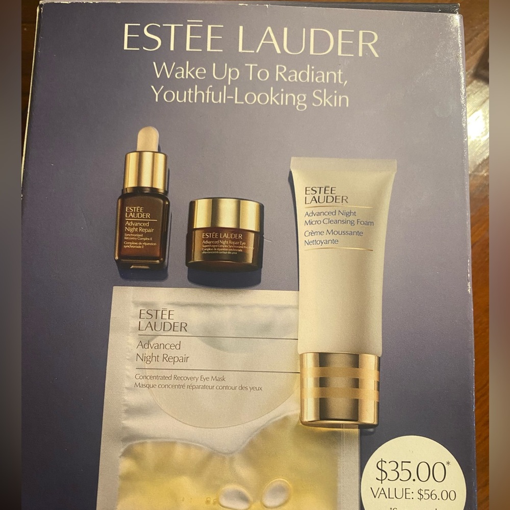 NEW IN BOX Estee Lauder Repair + Renew Advanced Night Repair 4-Piece Set